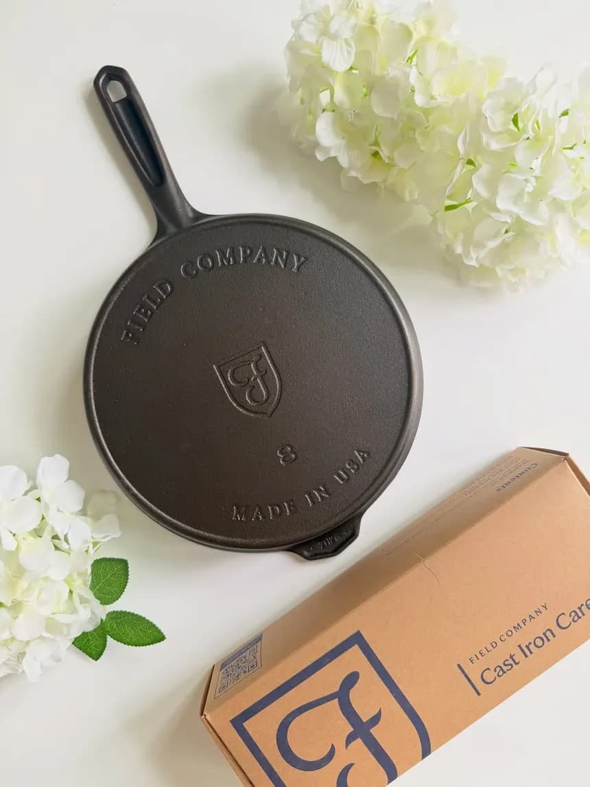 Field Company cast iron skillet photography