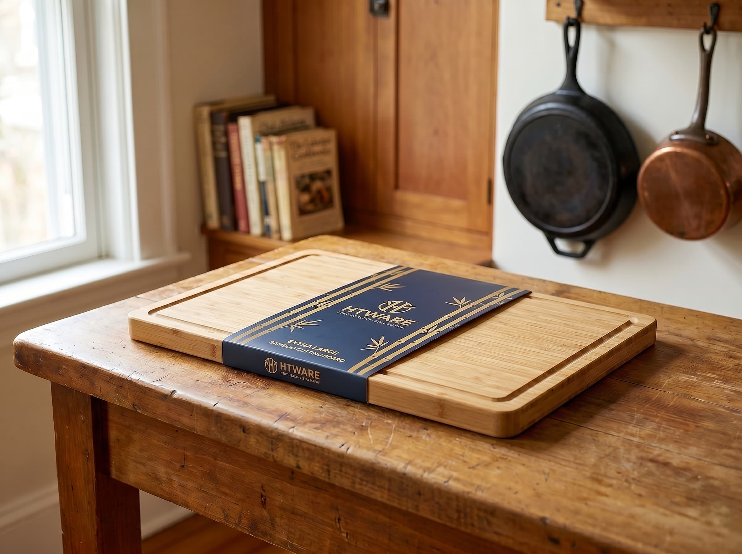 Bamboo Cutting Board Extra Large 18x12 inch by Bamboo Kitchen — image 1 of 1